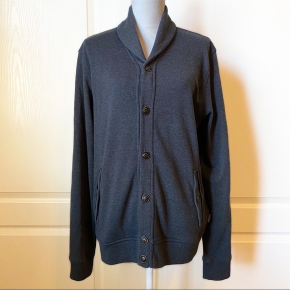 Ted Baker Gray Fleece Button Front Jacket Size 5 (42) - Picture 12 of 12